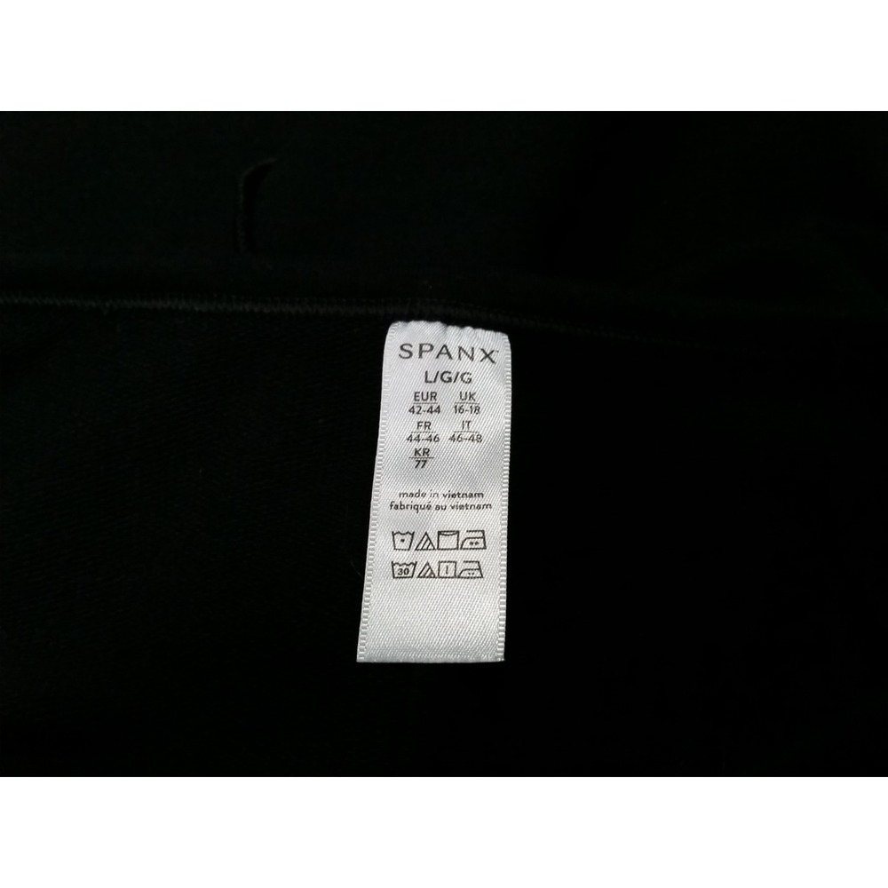 Women's Spanx Perfect Length‎ Top Dolman 3/4 Sleeve Very Black Top Size Large L - Picture 5 of 9